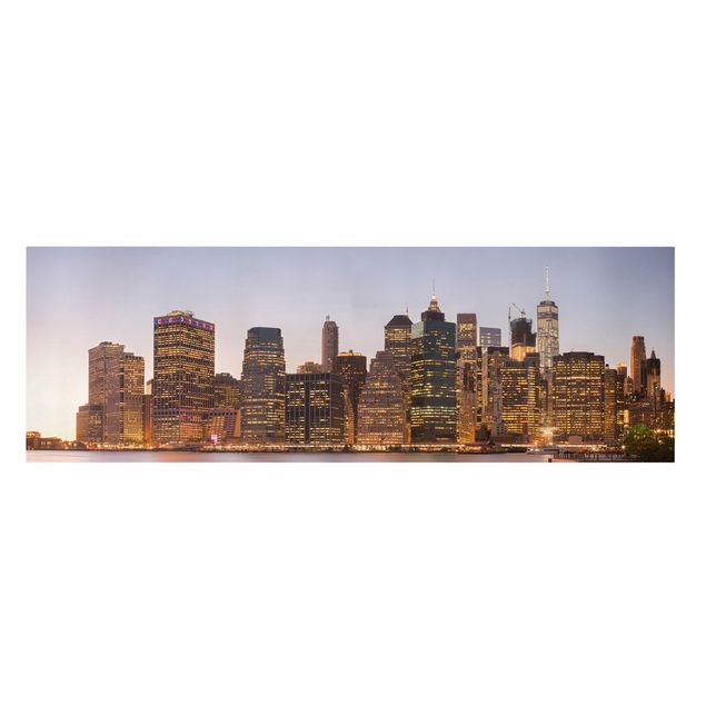 Obrazy na płótnie Nowy Jork Widok na panoramę Manhattanu