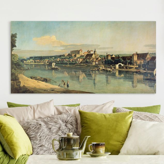Barok obrazy Bernardo Bellotto - Widok na Pirnę