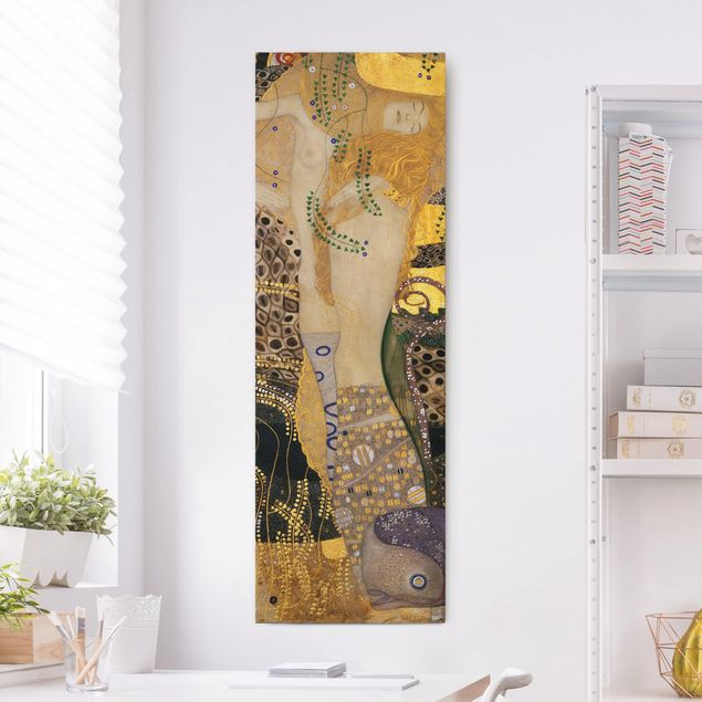 Obrazy art deco Gustav Klimt - Węże wodne I