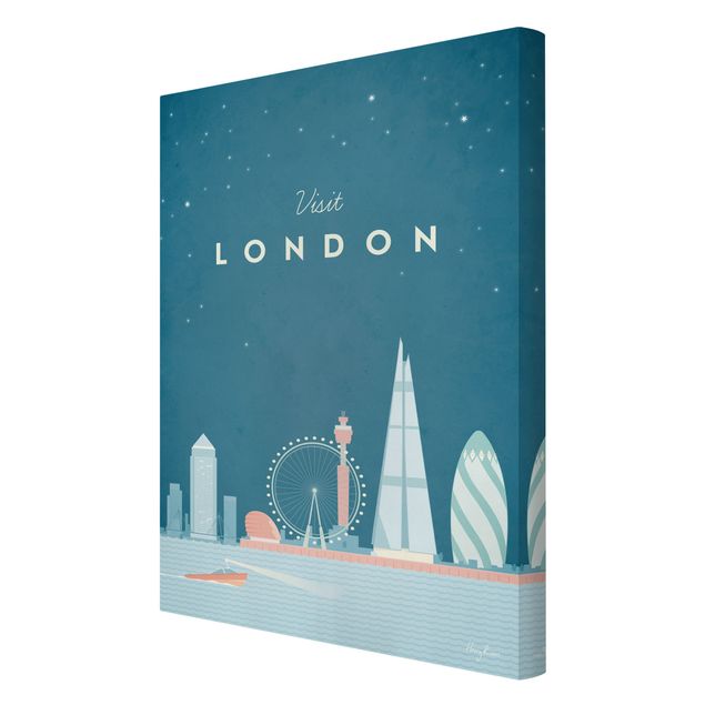 Obrazy na płótnie Londyn Plakat podróżniczy - Londyn