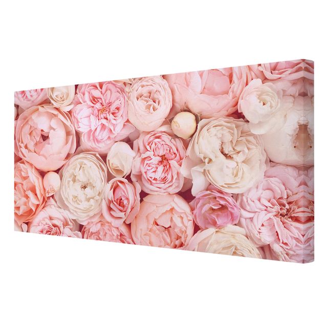 Obrazy z motywem kwiatowym Rosy Rosé Coral Shabby