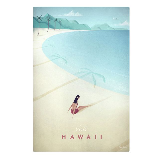 Obrazy na ścianę krajobrazy Plakat podróżniczy - Hawaje