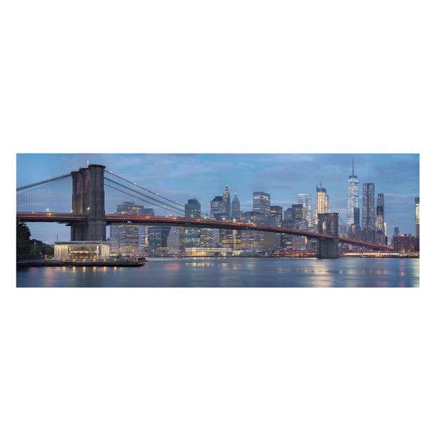 Obrazy na płótnie Nowy Jork Most Brooklyński Manhattan Nowy Jork