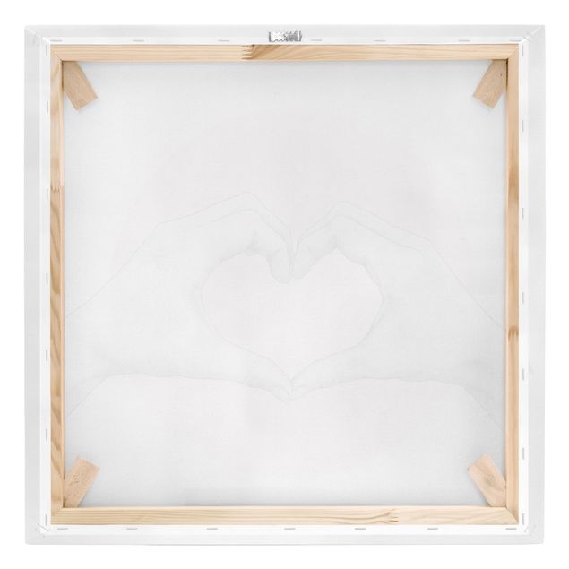 Obrazy o miłości Ilustracja Serce Dłonie Koło Różowy Biały