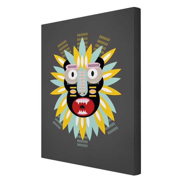 muah obrazy Kolaż Etno Maska - King Kong
