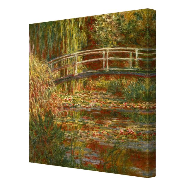 Drzewo obraz Claude Monet - Staw z liliami wodnymi i japoński mostek (Harmonia w różu)