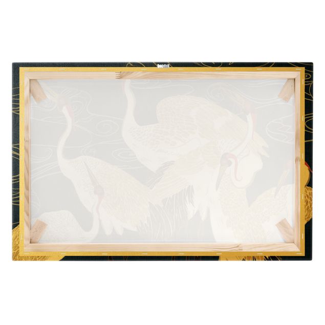 Obrazy na ścianę Żurawie o złotych piórach II