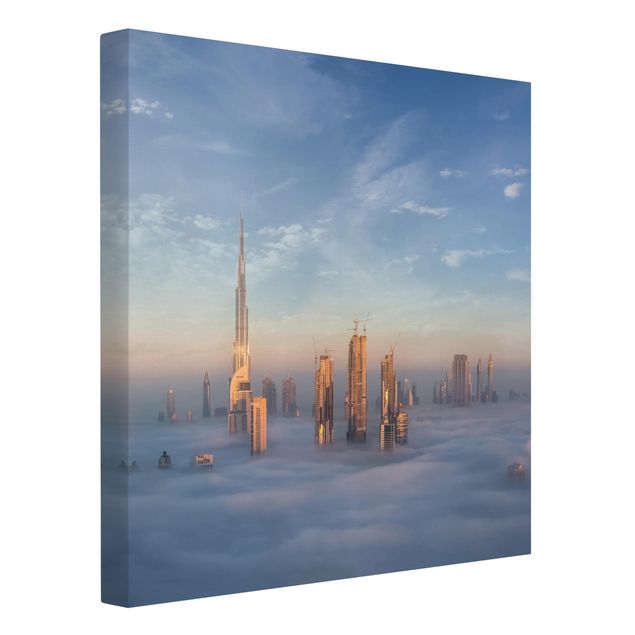 Obrazy na płótnie Dubai Dubaj ponad chmurami