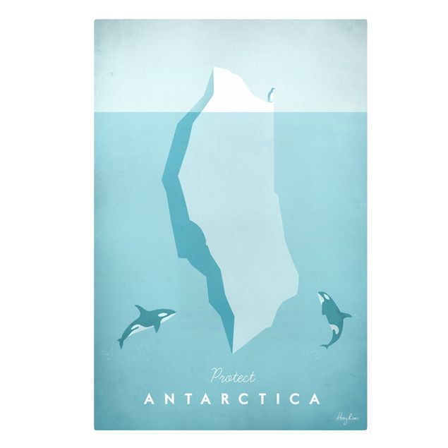 Zwierzęta obrazy Plakat podróżniczy - Antarktyda