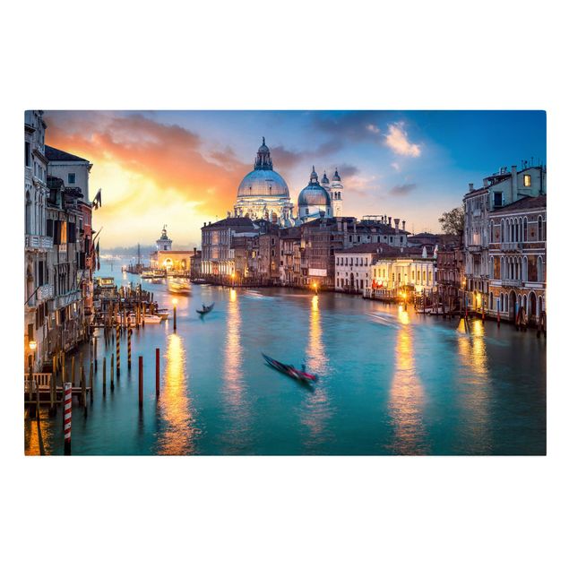 Obrazy nowoczesne Zachód słońca w Wenecji