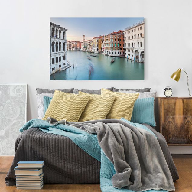 Obrazy na płótnie Włochy Canale Grande Widok z mostu Rialto Wenecja