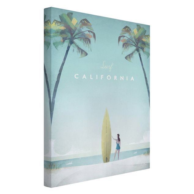 Obrazy krajobraz Plakat podróżniczy - Kalifornia