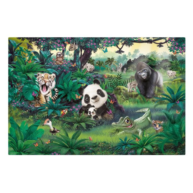 Obrazy panda Animal Club International - Dżungla ze zwierzętami