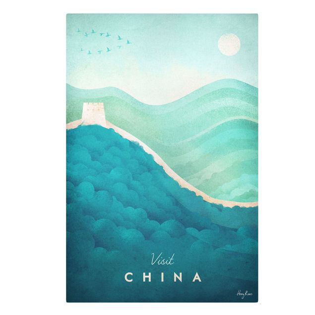 Obrazy retro Plakat podróżniczy - Chiny
