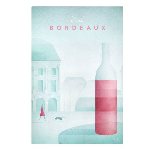 Obrazy artystów Plakat podróżniczy - Bordeaux