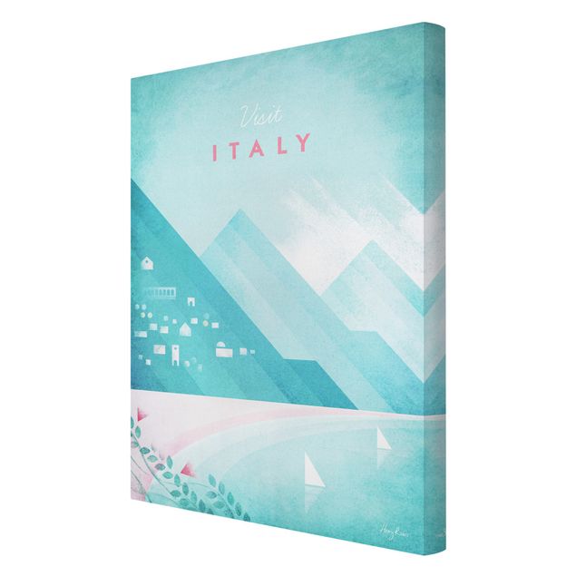 Obrazy krajobraz Plakat podróżniczy - Włochy