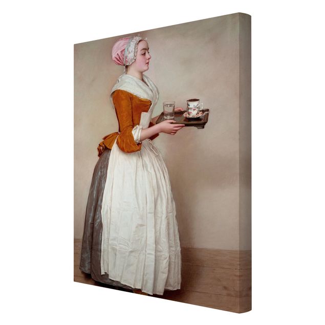Obrazy z kawą Jean Etienne Liotard - Dziewczyna z czekolady