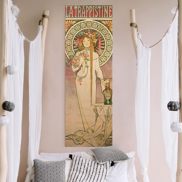 Dekoracja do kuchni Alfons Mucha - Plakat reklamowy La Trappistine