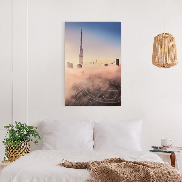 Obrazy na płótnie Azja Niebiańska panorama Dubaju