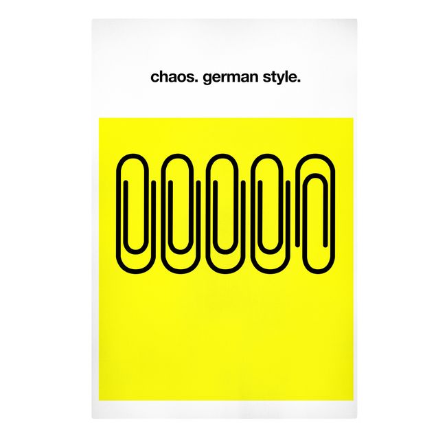 Żółty obraz Niemiecki chaos