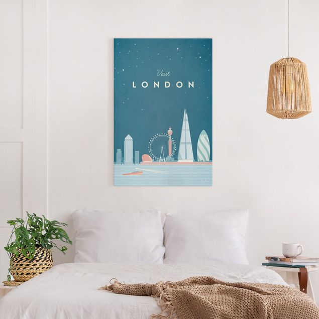 Obrazy do salonu Plakat podróżniczy - Londyn