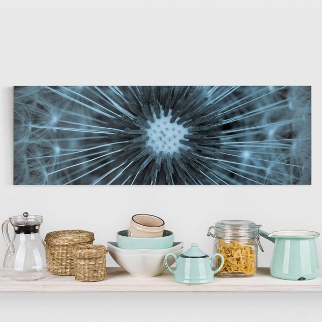 Dekoracja do kuchni Niebieski Tinted Dandelion