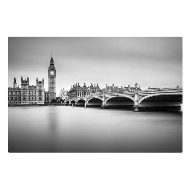 Obrazy na płótnie Londyn Most Westminsterski i Big Ben