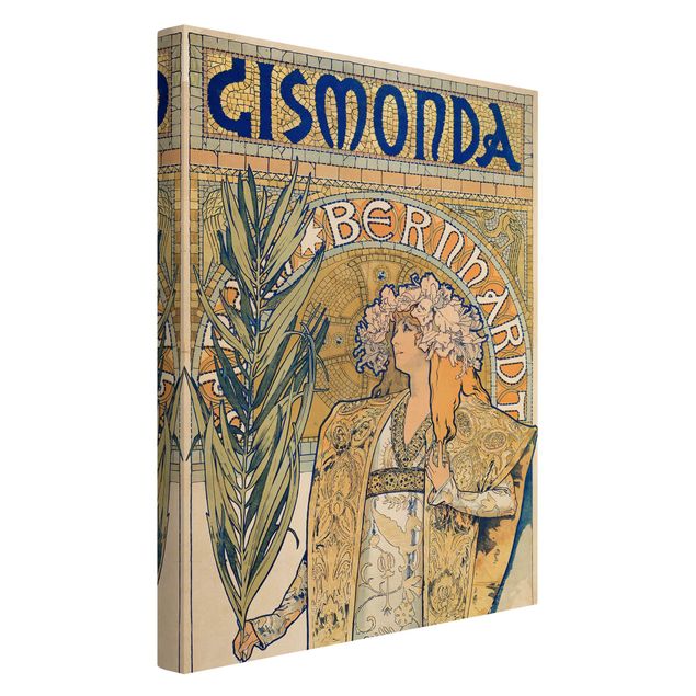 Nowoczesne obrazy Alfons Mucha - Plakat do sztuki Gismonda
