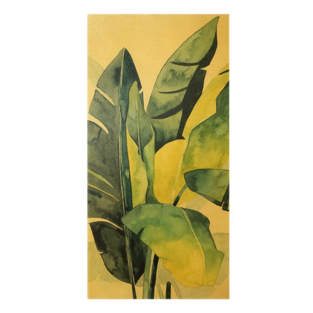 Obrazy motywy kwiatowe Tropikalne liście - Banan
