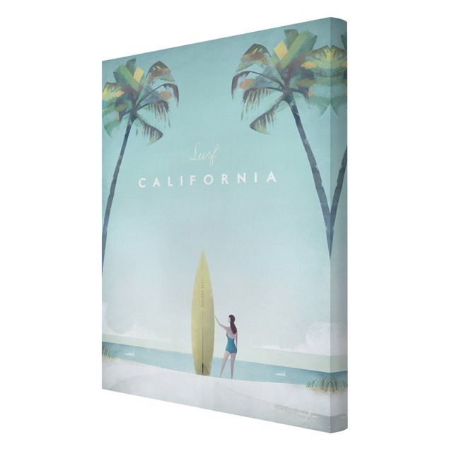 Plaża obraz Plakat podróżniczy - Kalifornia