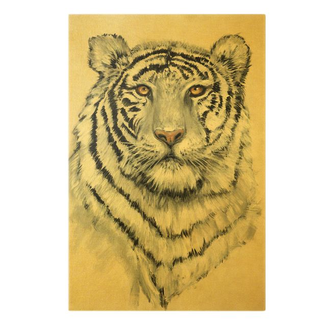 Tygrys obraz Portret białego tygrysa I