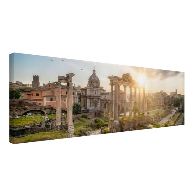Obrazy Włochy Forum Romanum o wschodzie słońca