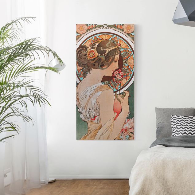 Nowoczesne obrazy do salonu Alfons Mucha - Oborniki