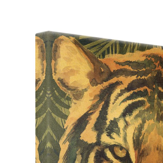 Obrazy na płótnie kot Tygrys w dżungli