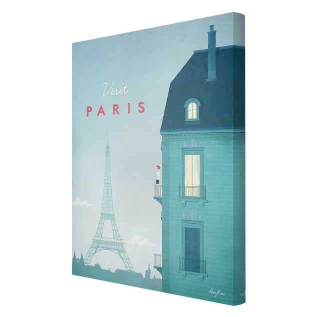Obrazy na płótnie Paryż Plakat podróżniczy - Paryż