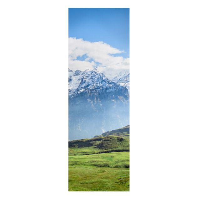 Góry obraz Szwajcarska panorama alpejska