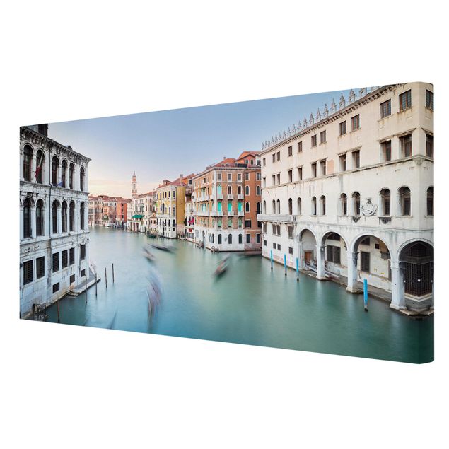 Architektura obrazy Canale Grande Widok z mostu Rialto Wenecja