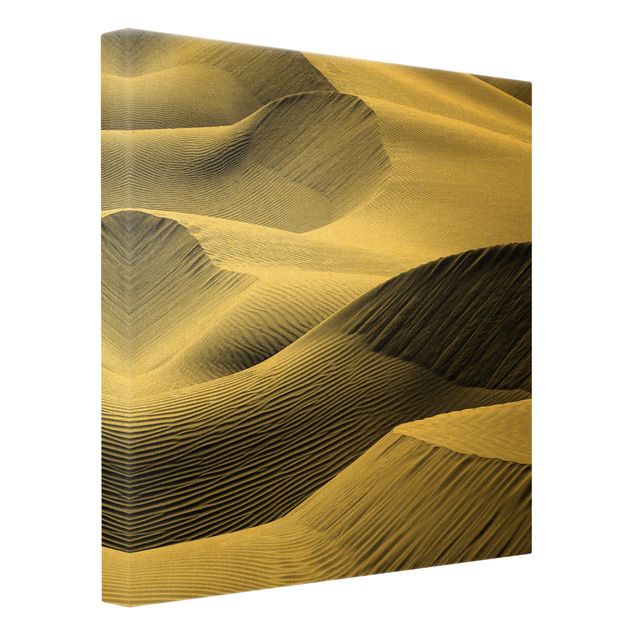 Obrazy natura Wzór fali w piasku pustyni