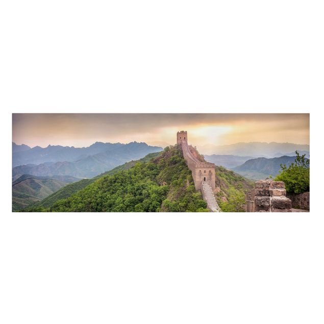 Obrazy z górami Niekończący się Mur Chiński