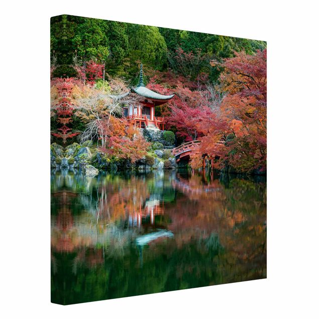 Obrazy krajobraz Świątynia Daigo ji jesienią