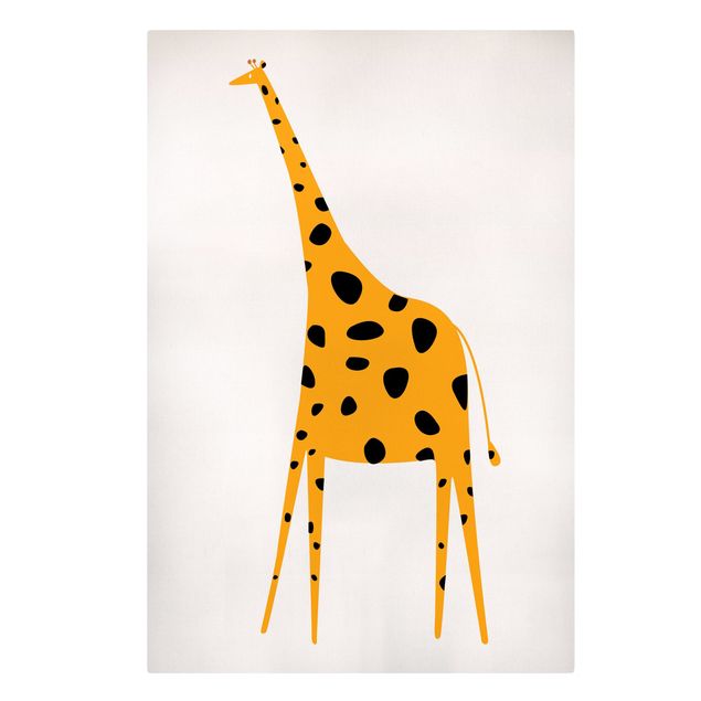 Obrazy Afryka Żółta żyrafa