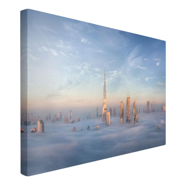 Obrazy na płótnie Dubai Dubaj ponad chmurami