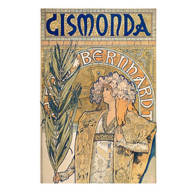 Obrazy portret Alfons Mucha - Plakat do sztuki Gismonda