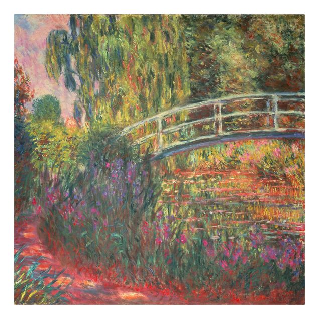 Drzewo obraz Claude Monet - Mostek japoński w ogrodzie w Giverny