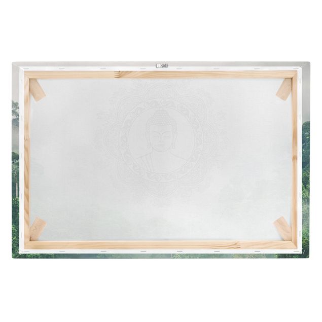 Obrazy duchowość Budda Mandala we mgle