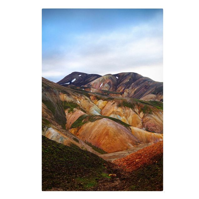 Obrazy krajobraz Kolorowe góry na Islandii