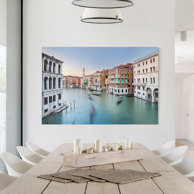 Nowoczesne obrazy do salonu Canale Grande Widok z mostu Rialto Wenecja