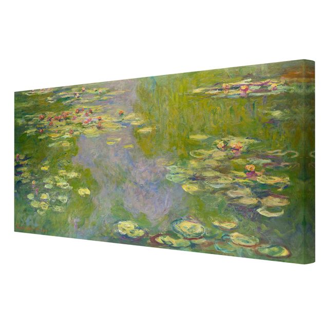 Zielony obraz Claude Monet - Zielone lilie wodne