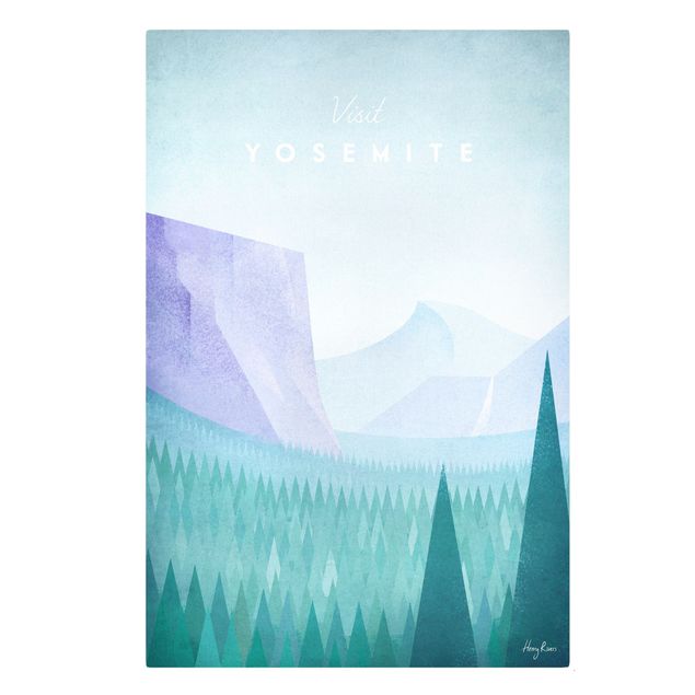 Drzewo obraz Plakat podróżniczy - Park Yosemite