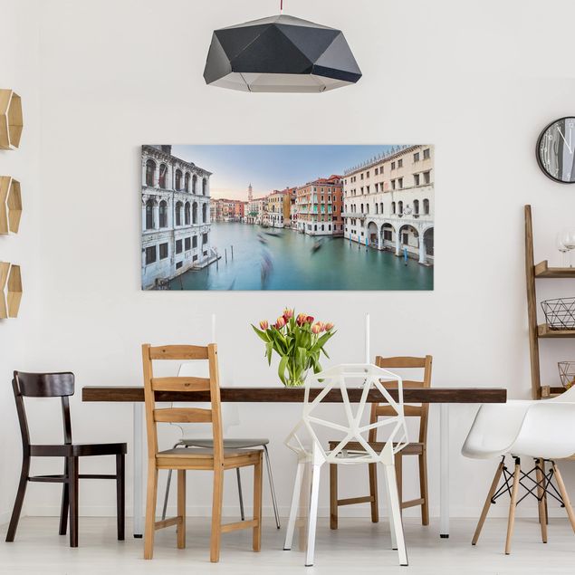 Nowoczesne obrazy do salonu Canale Grande Widok z mostu Rialto Wenecja